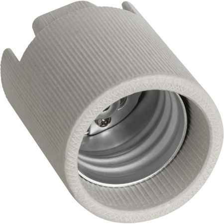 Патрон для лампы E40 Duwi керамический 60 Вт IP20 подвесной бежевый (24617 6)