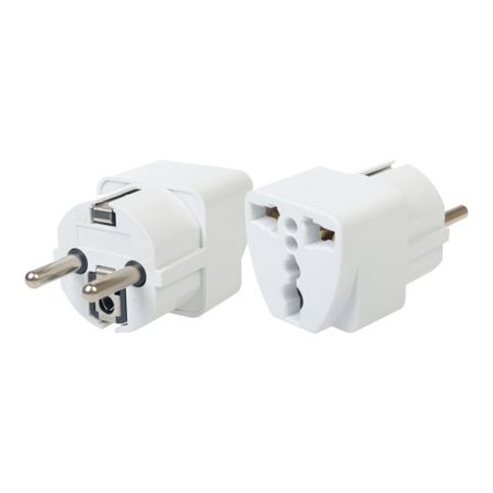 Разветвитель 1 розетка азия Düwi 16 А 230 В 3,68 кВт белый (27405 6)