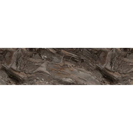 Панель стеновая МДФ для кухни 3050х600х4 мм мрамор бергамо темный