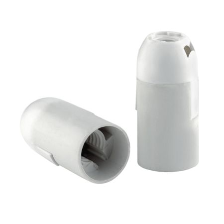 Патрон для лампы Е14 Duwi ПВХ 60 Вт IP20 подвесной белый (24522 3) патрон iek пкб14 04 к01 карболитовый для лампы е14 подвесной