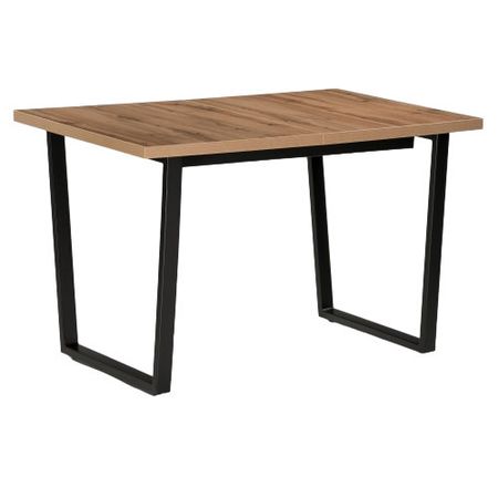 Стол кухонный раздвижной прямоугольный 1,2х0,74 м дуб делано темный Лота Лофт (489638)