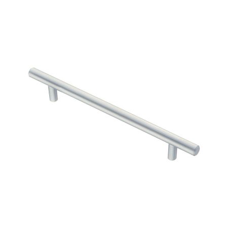 Ручка-рейлинг мебельная Kerron Metallic d10 мм металлическая матовый хром (R-3010-128 SC)