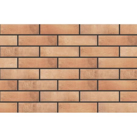 Клинкерная плитка для фасада Cerrad Loft brick (38 шт.= 0,6 кв.м) светло-коричневая 245х65х8 мм