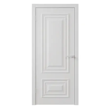Дверь межкомнатная глухая Диана 2 80x230 см эмаль цвет белый с замком и петлями диана килина ду ра
