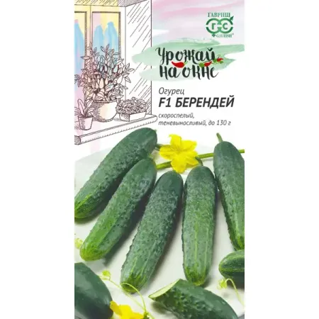 Семена овощей Гавриш Урожай на окне огурец Берендей 10 шт.