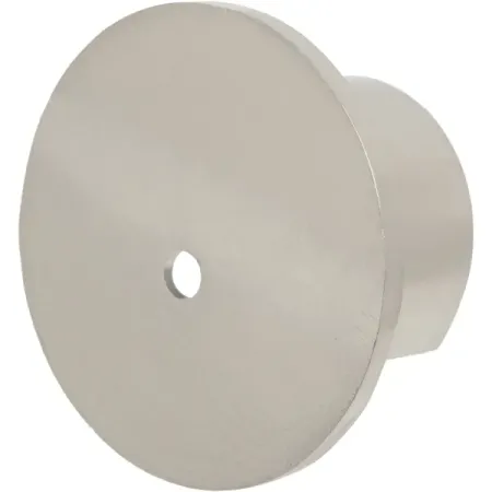 Держатель для штанги торцевой металл цвет хром 2.5 см 2 шт.