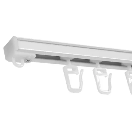 Карниз однорядный KREAFORTA Base 200 см алюминий