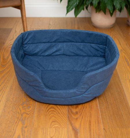 Лежаки PETSHOP Лежак полукруглый, синий (48х40х16 см)