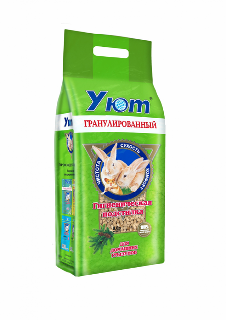 Наполнители, сено и опилки Уют Опилки прессованные гранулированные (1.65 кг)