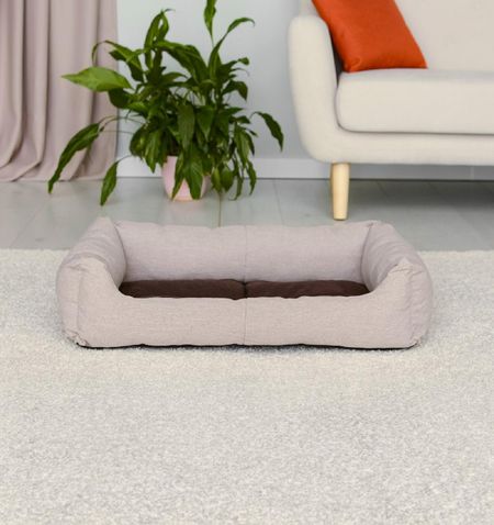 Лежаки Yami Yami лежаки Лежак прямоугольный пухлый, бежевый (S)