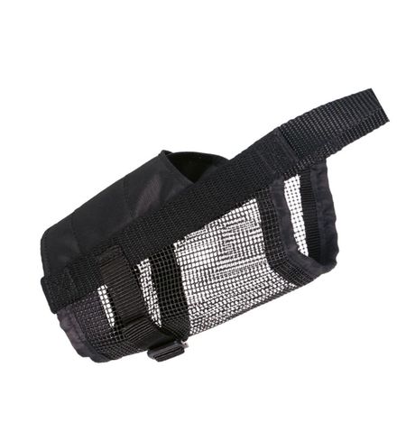 Ошейники, шлейки Trixie Намордник для собаки, нейлон с сеткой (№3)