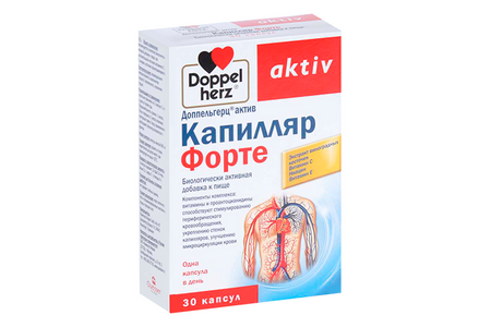Доппельгерц Актив Капилляр Форте, 30 шт, капсулы
