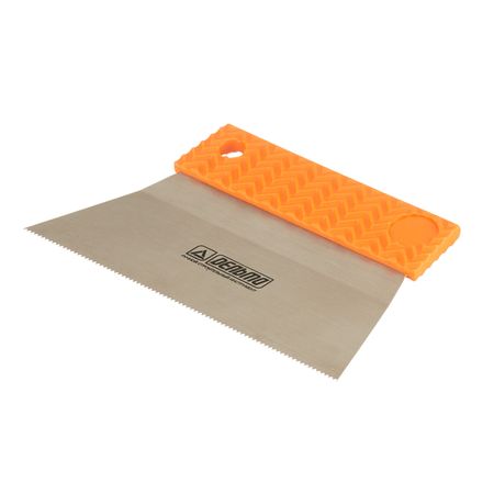 Шпатель для клея зубчатый Дельта 180 мм А2 нержавеющая сталь с эргономичной ручкой (10800-А2) powge дуги зубы htd 3 м 5 м 8 м синхронный ремень резиновый индивидуальный производство все виды htd3m htd5m htd8m зубчатый шкив