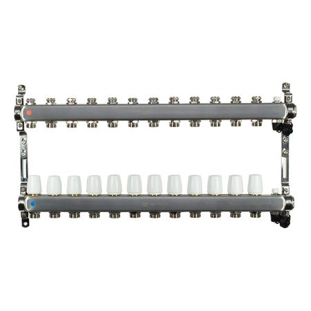 Коллекторная группа Ondo 1 ВР(г) х 12 выходов 3/4 НР(ш) ЕК х 1 ВР(г) комплект уплотнительных колец для кофемашин saeco