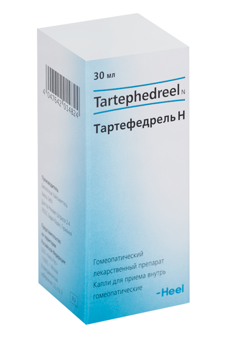 Тартефедрель Н, 30 мл, капли для внутреннего применения