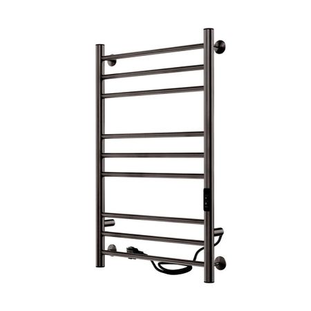 Полотенцесушитель электрический Indigo Line Trinity 800х532 мм 120 Вт с терморегулятором оружейная сталь