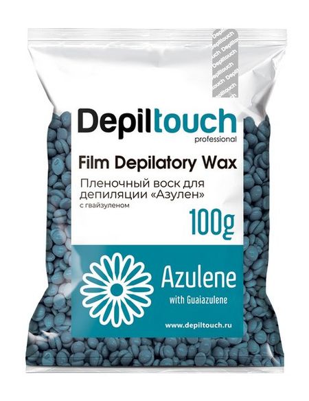 Depiltouch Film Depiltory Wax Azulene воск для депиляции italwax воск горячий пленочный в гранулах для депиляции top line crystal