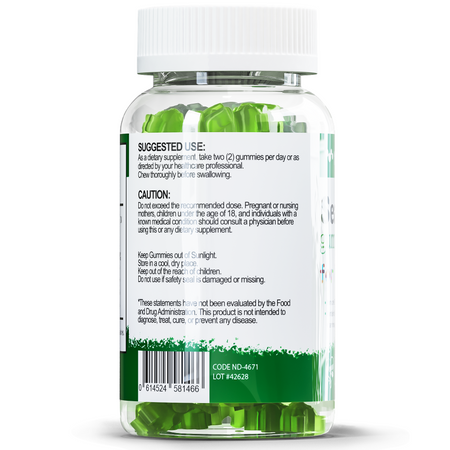 Ирландский мох NDCG, для детей 60 жевательных пастилок со вкусом яблоко