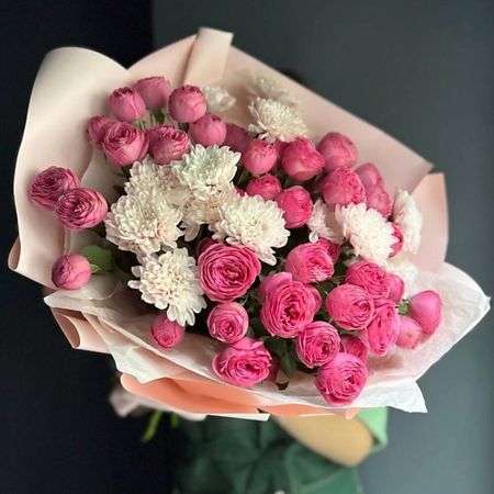 Букет живых цветов CHALET GREEN Авторский букет 