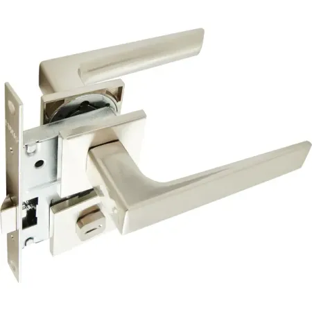 Дверные ручки Punto Optima с запиранием комплект цвет никель дверные ролики pom 5x17x6 мм