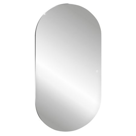 Зеркало с подсветкой овальное 55х105 см с сенсорным включением Abber Kontur (AG6302S) эмма райт свяжи и надень современный свитеров 15 супермодных моделей