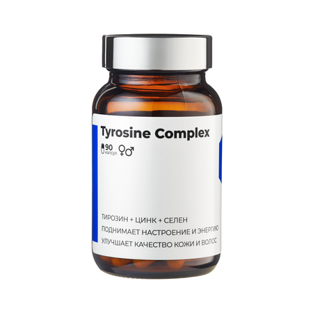 БАД Тирозин комплекс (Tyrosine Complex) SOLOWAYS 90 капсул