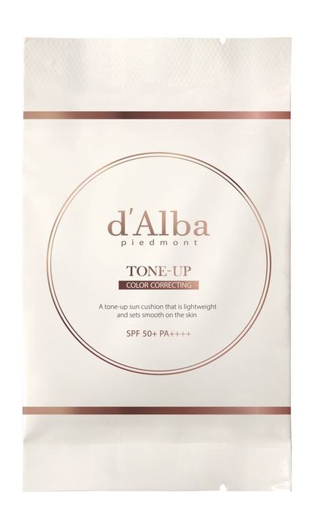 d'Alba Color Correcting Waterfull Tone-Up Sun Cushion SPF 50+ PA++++ Refill