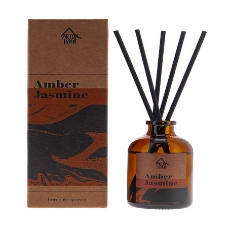 Аромадиффузор ARIDA HOME Аромат для дома Амбра и жасмин наполнитель для ароматического диффузора arida home амбра и жасмин 100 мл