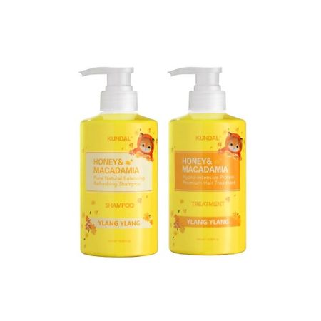 Набор для ухода за волосами KUNDAL Набор для волос Мед и Макадамия Honey And Macadamia Sys Planet kawaii planet project apocalypse shelter 3d наклейки