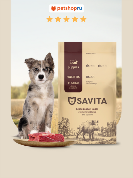 Холистики SAVITA сухой корм Беззерновой корм для щенков с мясом кабана, GRAIN FREE Puppy, Boar, 1 кг (1 кг) история возникновения и развития караимизма