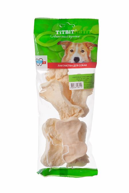 Лакомства TiTBiT Косточка слоеная XXL (55 г)