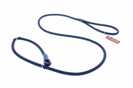Ошейники, шлейки Ferribiella аксессуары Силиконовый поводок-удавка, синий (1*165 см)