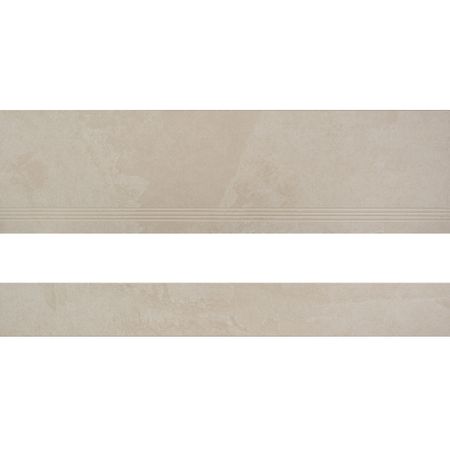 Керамогранит ступень с подступенком Estima Terra TE01 бежевый неполированный 1200х330х10 мм