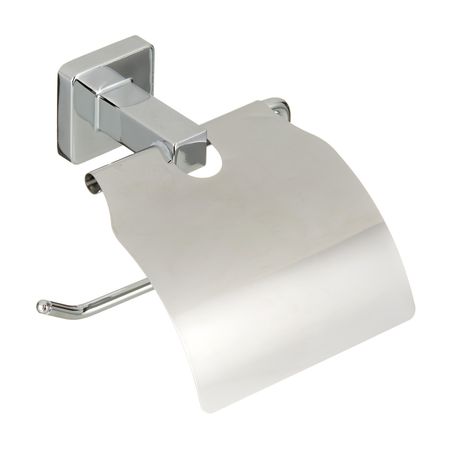 Держатель для туалетной бумаги Delphinium 6586 с крышкой металл хром (102266) акриловый блестящий держатель бейджа в форме мешка крови
