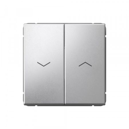 Кнопка управления жалюзи Systeme Electric ArtGallery встраиваемая алюминий (SE GAL000319)