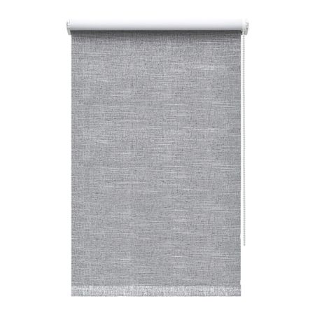 Рулонная штора блэкаут 120х160 см Decofest Каролина серая каролина чернега толик и пуделёк фитилёк   художественный путеводитель прогулки по петербургу