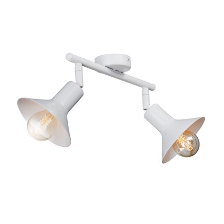 Спот потолочный Vitaluce E27 80 Вт 6 кв.м белый матовый IP20 (V4807-0/2PL) джон донн по ком звонит колокол