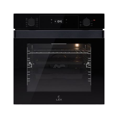 Духовой шкаф электрический встраиваемый Lex EDP 610 BL Wide Series 595 мм черный (TRFE100021) системотехника управления целевыми строительными программами