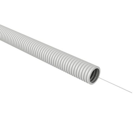 Труба гофрированная ПВХ 40 мм КМ легкая с зондом серая (15 м) (Б0060608) бумага гофрированная св серая 50 250 werola