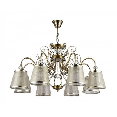 Люстра потолочная Freya Driana E14 320 Вт 30 кв.м (FR2405-PL-08-BZ) мешочки органза hua ming ce 7x9 9x12 см