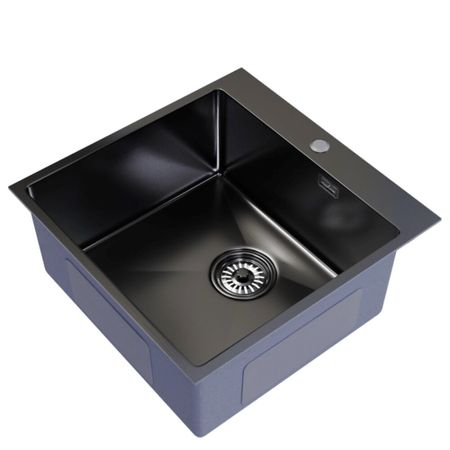Мойка для кухни Mixline Pro 50х50х20 см врезная с сифоном сталь графит (556575) мария викторовна буряк чтение с увлечением 2 кл метод пос cd мусу фгос буряк компл кн cd планета