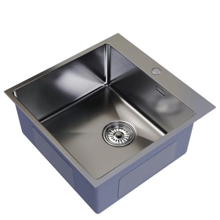 Мойка для кухни Mixline Pro 50х50х20 см врезная с сифоном сталь сатин (556573) мария викторовна буряк чтение с увлечением 2 кл метод пос cd мусу фгос буряк компл кн cd планета