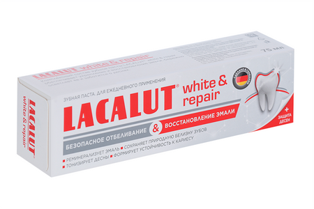 З/паста Лакалут Уайт энд Рипейр, 75 мл