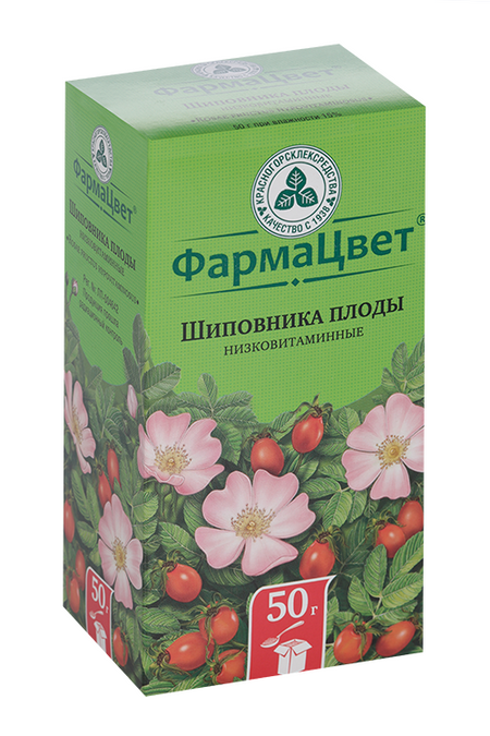 Шиповника плод ФармаЦвет, 50 г, сырье растительное