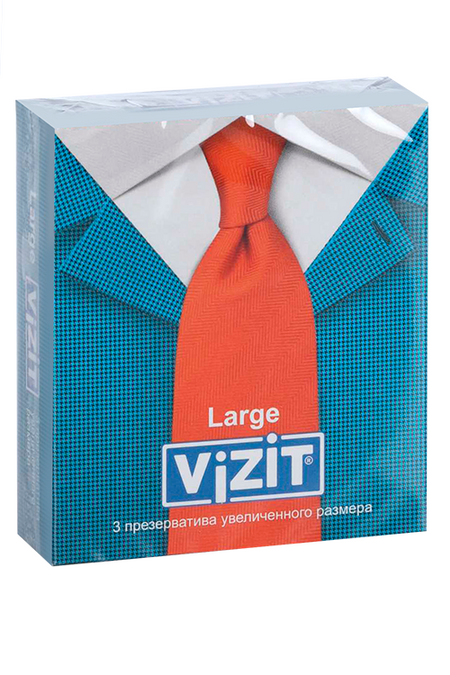 Презервативы Визит Ладж больш размер, 3 шт вырубка больш я сама