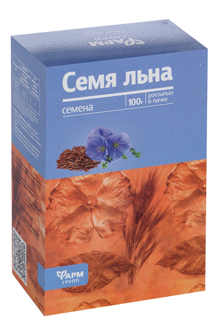 Лен, 100 г, сырье-семя
