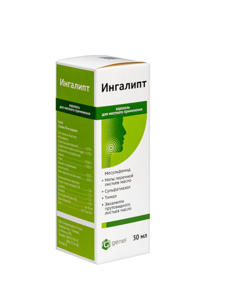 Ингалипт, 30 мл, аэрозоль для местного применения владислав валентинович стрелков судьбы местного значения