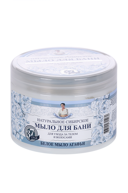 Мыло Рецепты бабушки Агафьи Травы и сборы Агафьи белое д/бани, 500 мл