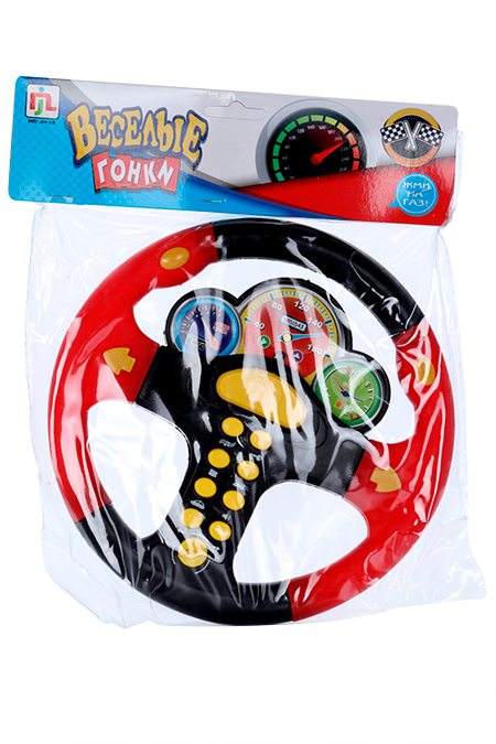 Руль музыкальный «Гонщик №1», световые и звуковые эффекты, русская озвучка, МИКС