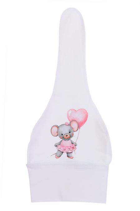 Пеленка-кокон Лакшэри Бейби с принтом д/малыша мышка с шариком р (56-62)